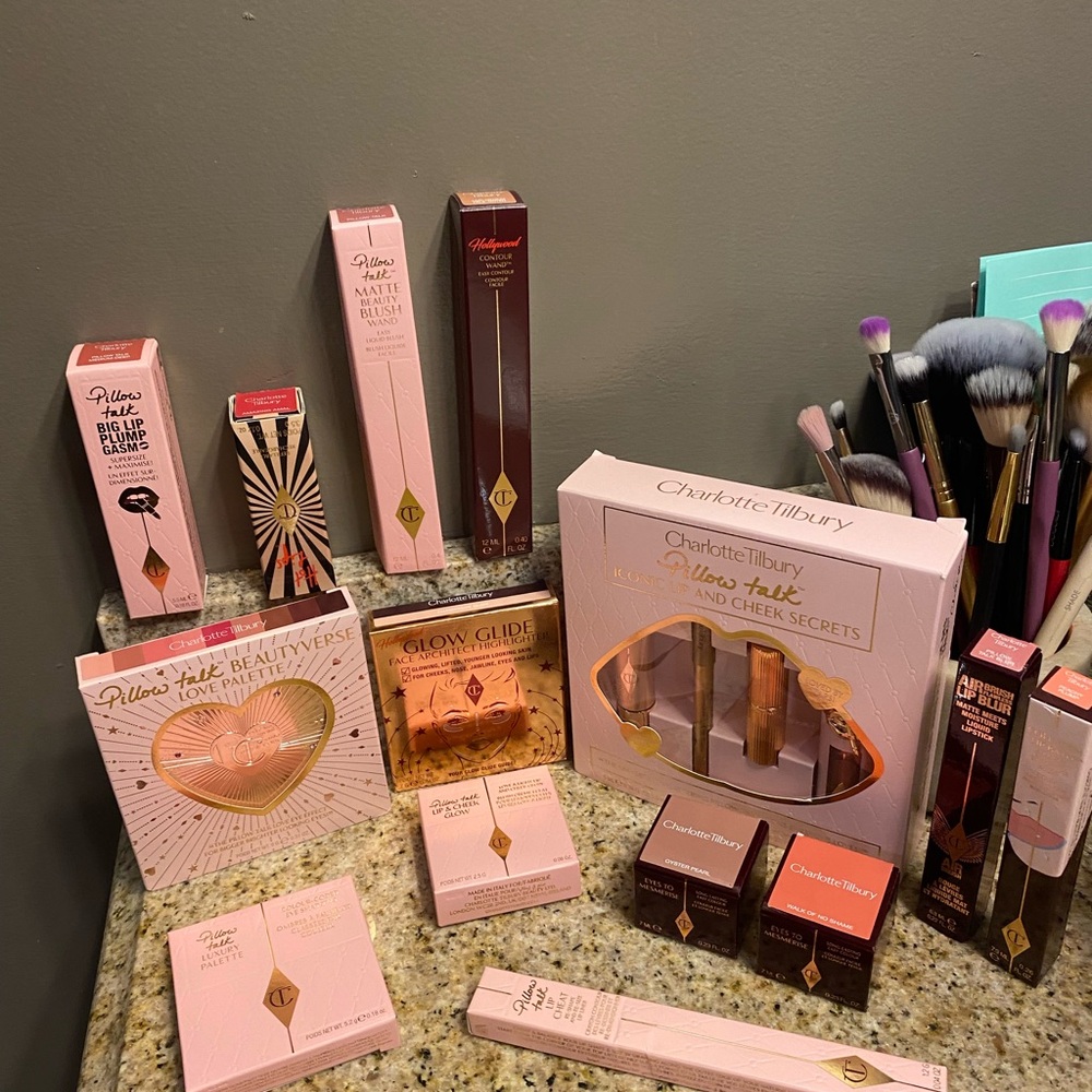 Charlotte Tilbury Makeup Collection - Pink and Gold